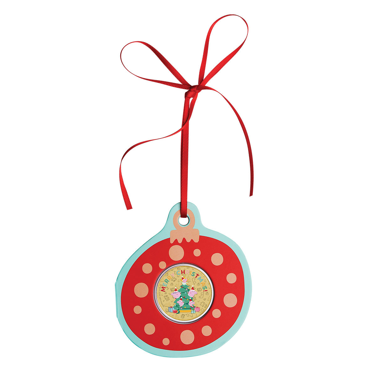 Peppa Pig Christmas 2026 $1 Colour Brilliant Uncirculated Coin
