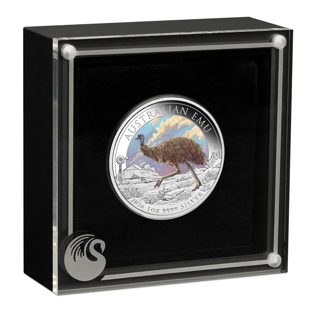 Australia Emu 2026 $1 Colour 1oz Silver Uncirculated Coin