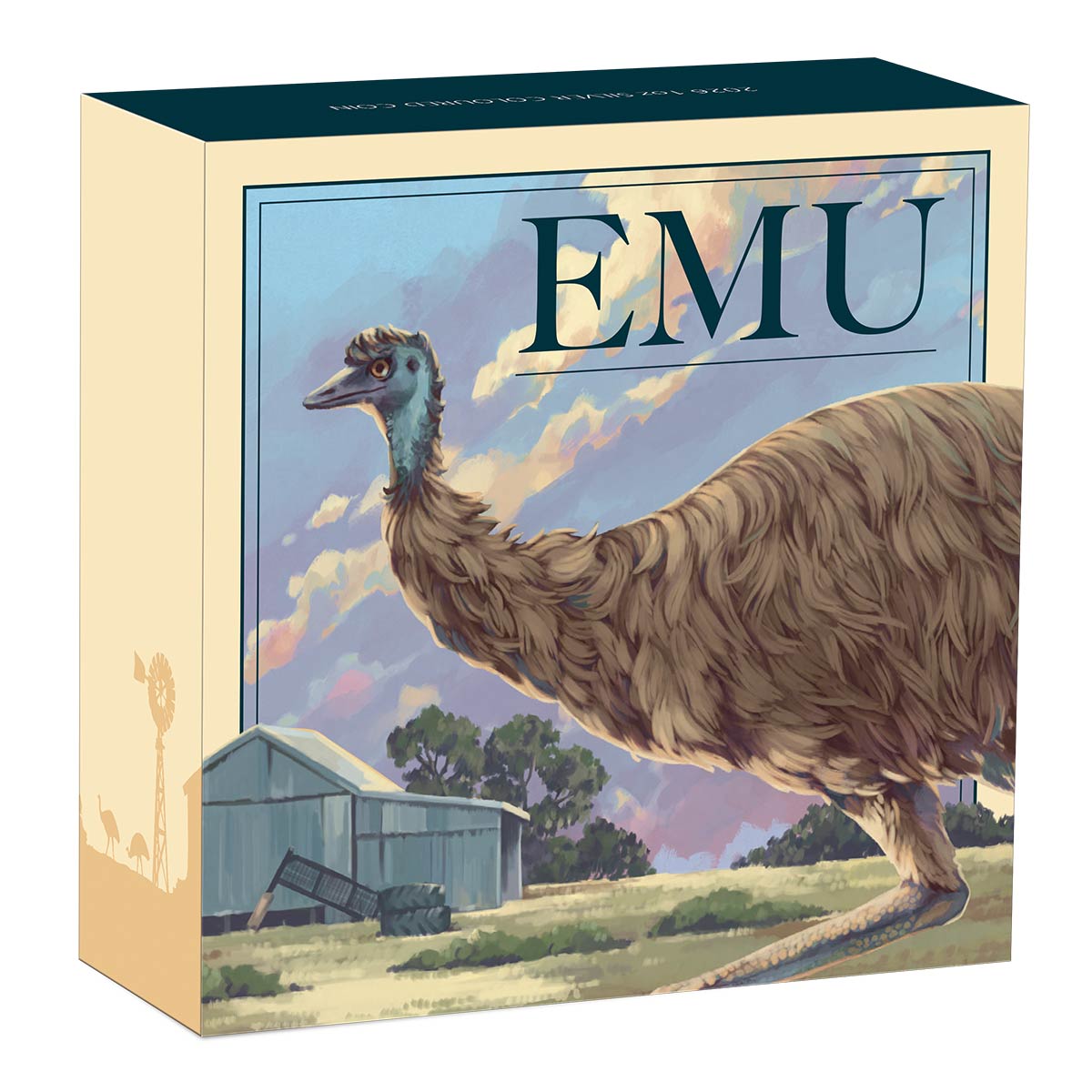 Australia Emu 2026 $1 Colour 1oz Silver Uncirculated Coin