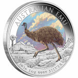 Australia Emu 2026 $1 Colour 1oz Silver Uncirculated Coin