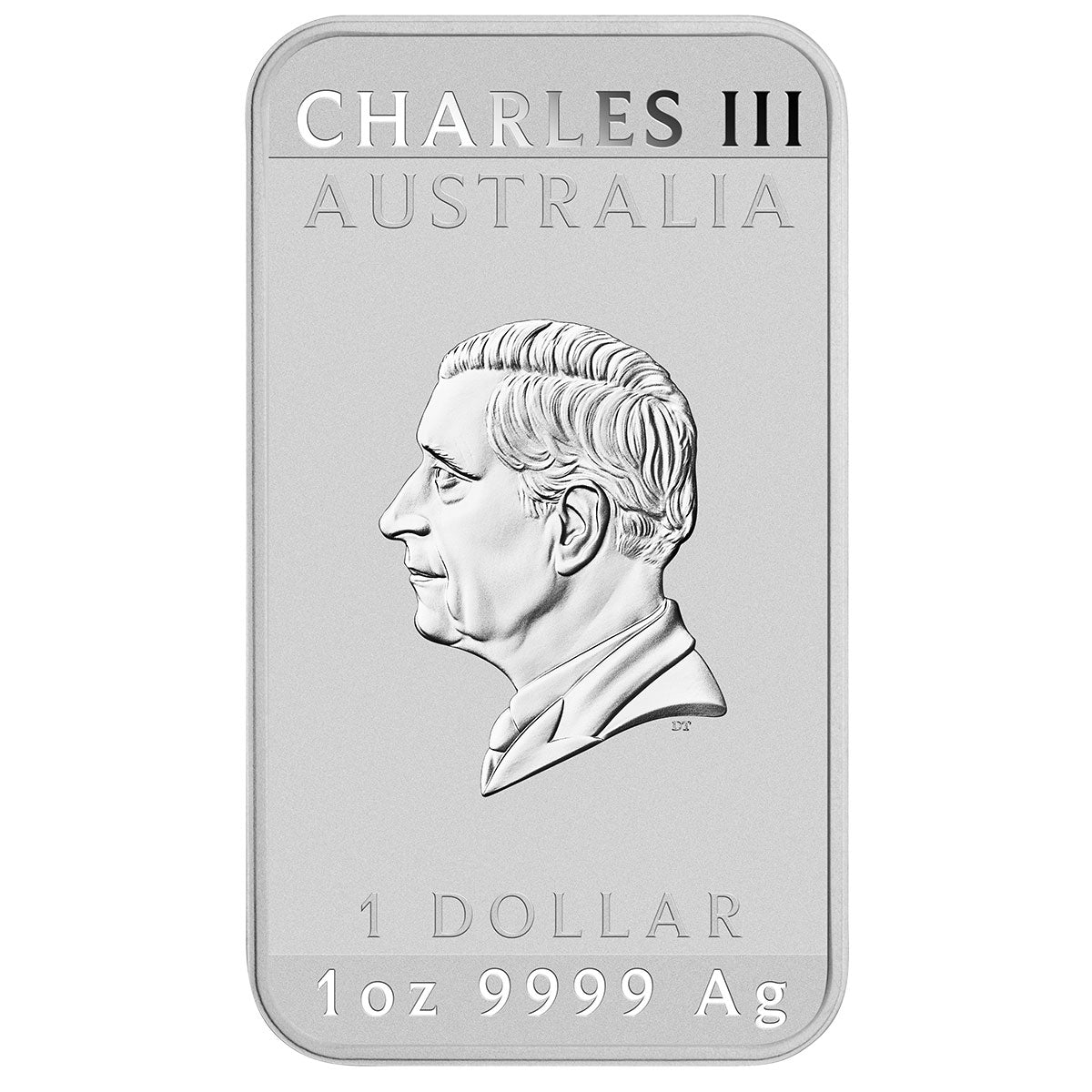 Australia Golden Dragon 2026 $1 Colour 1oz Silver Uncirculated Rectangular Coin