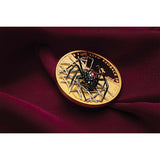 Australia Jewelled Redback Spider 2026 $200 Black Diamond & Ruby 2oz Gold Proof Coin