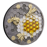 Queen Bee Bionic Genesis 2026 $20 Gold-plated 5oz Silver Proof Coin