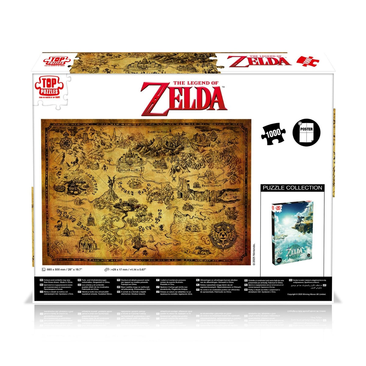 Zelda Hyrule Puzzle - 1000 Piece