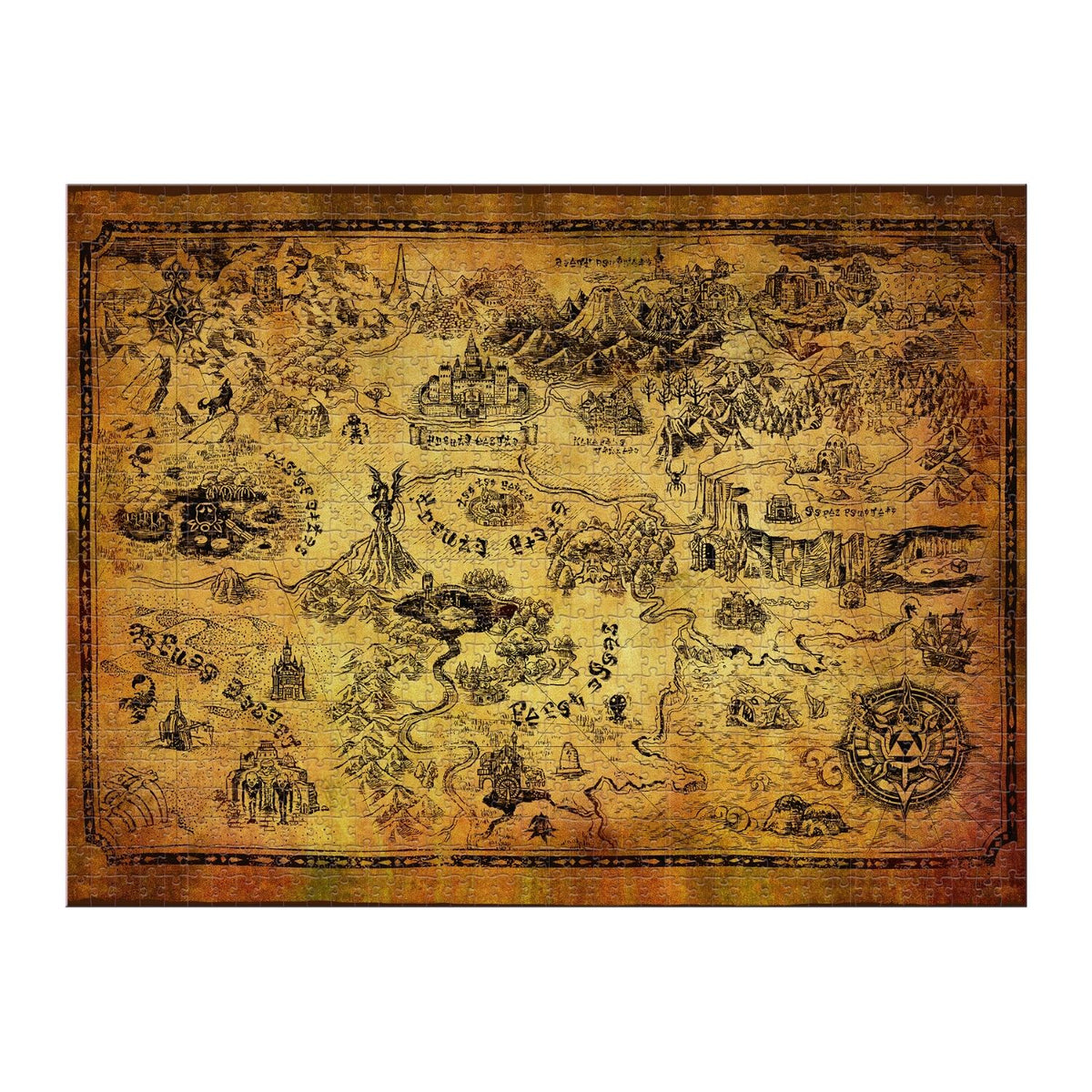 Zelda Hyrule Puzzle - 1000 Piece