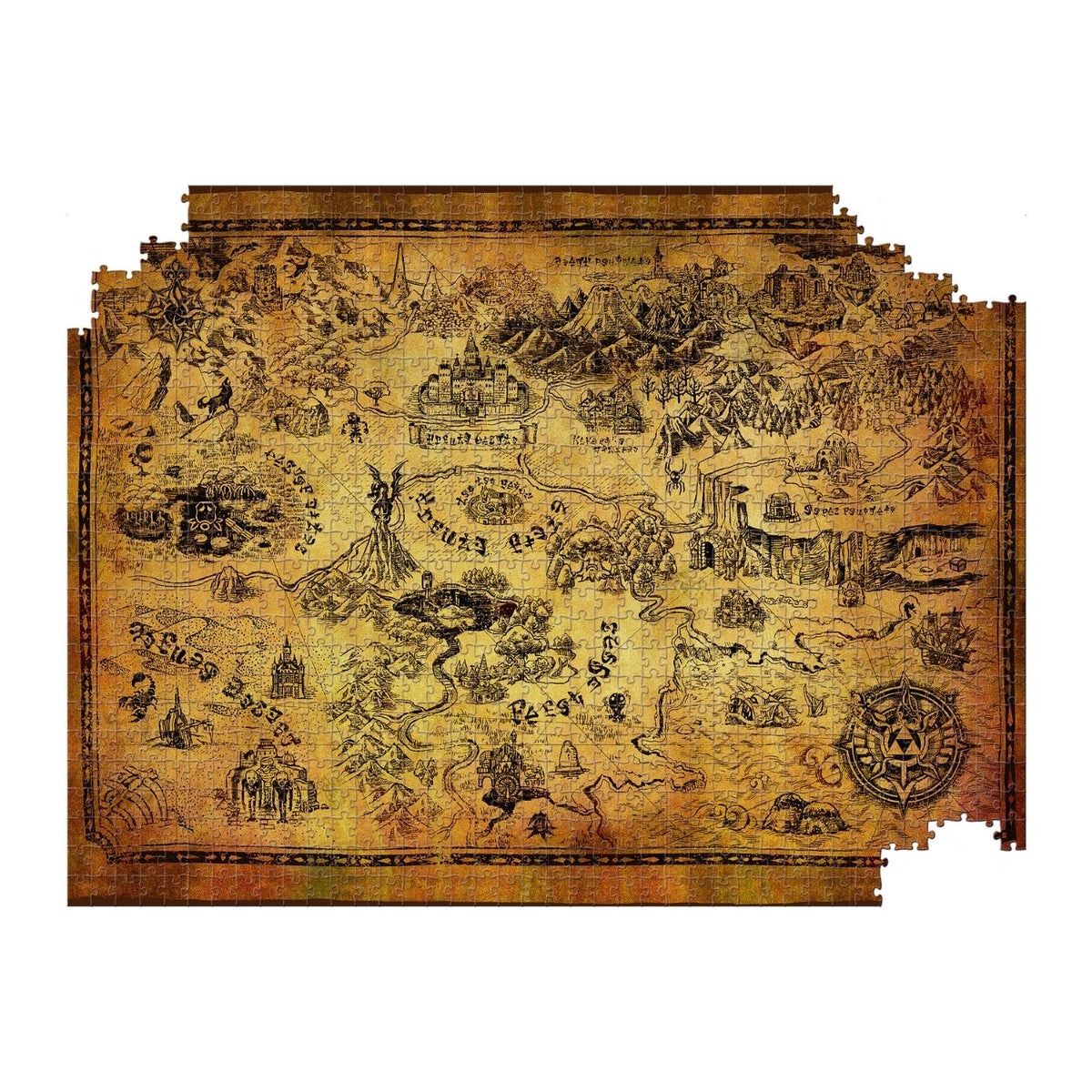 Zelda Hyrule Puzzle - 1000 Piece