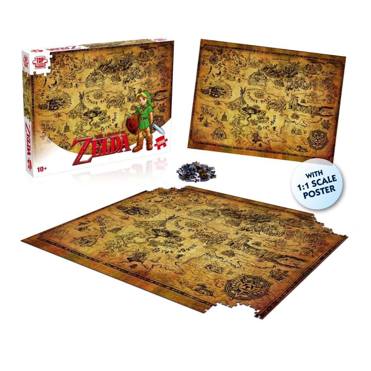 Zelda Hyrule Puzzle - 1000 Piece