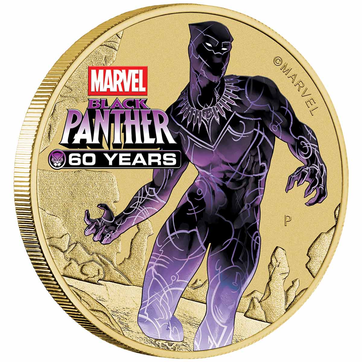 Black Panther 60th Anniversary 2026 $1 Stamp & Coin Cover