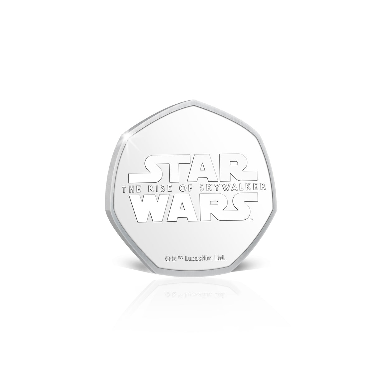 Star Wars Darkside Knights of Ren Gun Silver-plated Prooflike Medallion