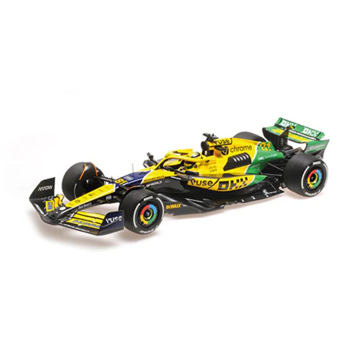 MCLAREN FORMULA 1 TEAM MCL38 - OSCAR PIASTRI - 2ND PLACE MONACO GP 2024 - 1:18 Scale Resin Model Car