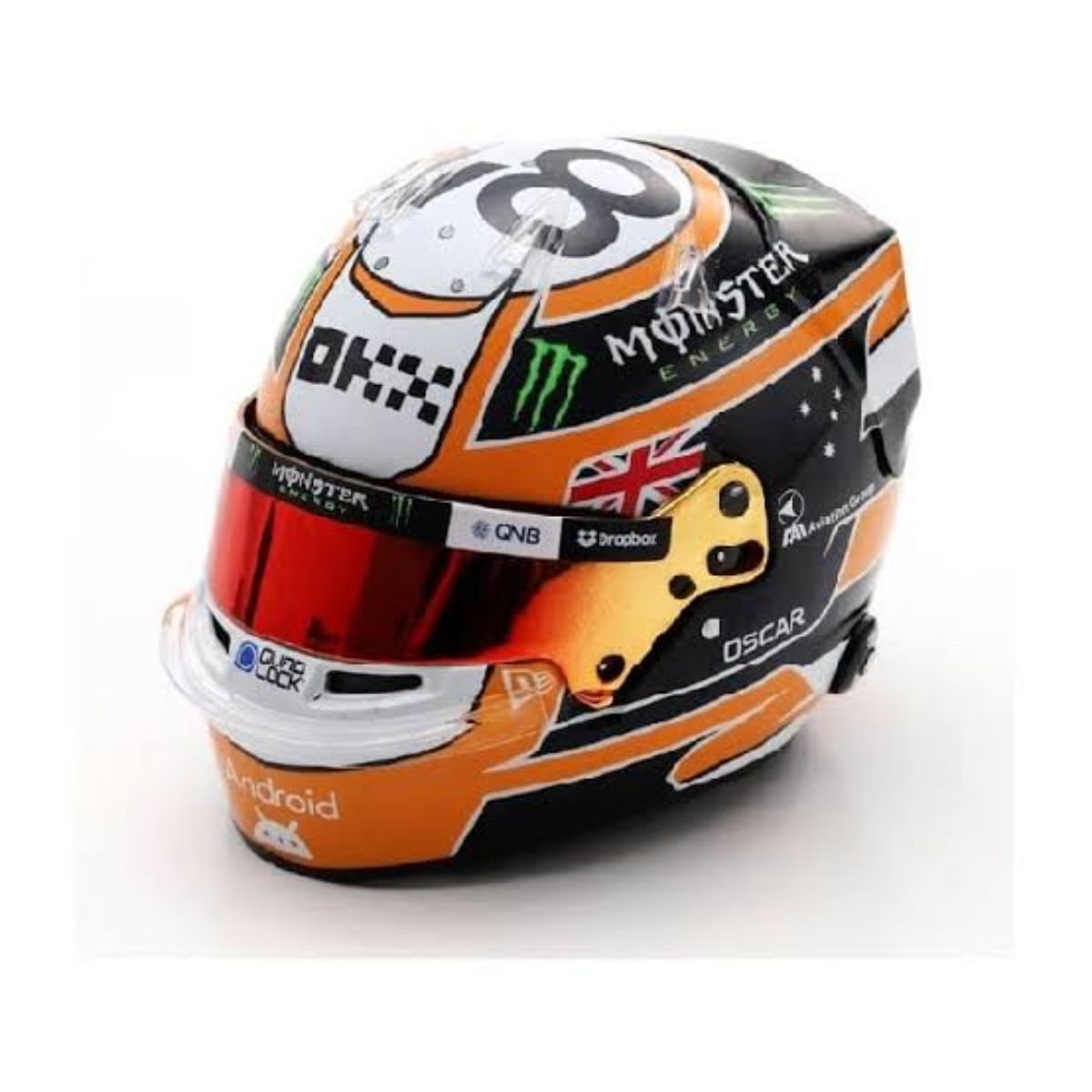 McLaren Formula 1 Team - Oscar Piastri - Monaco GP 2025 - 1:5 Scale Resin Model Helmet