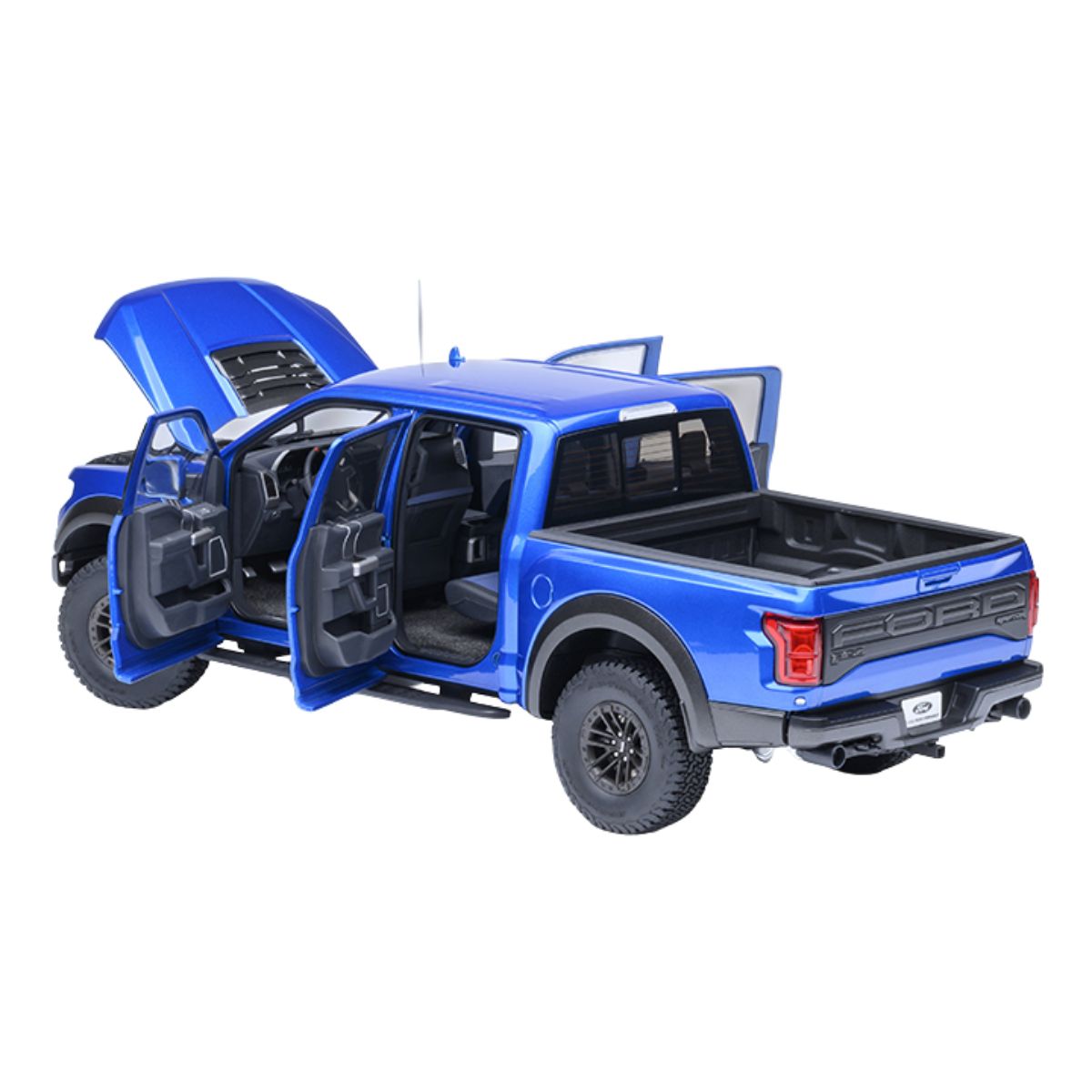 FORD F-150 RAPTOR SUPERCREW 2019 (VELOCITY BLUE) - 1:18 Scale Composite Model Car