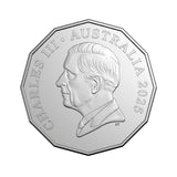 Australia King Charles III 2025 50c Stamp & Coin Cover