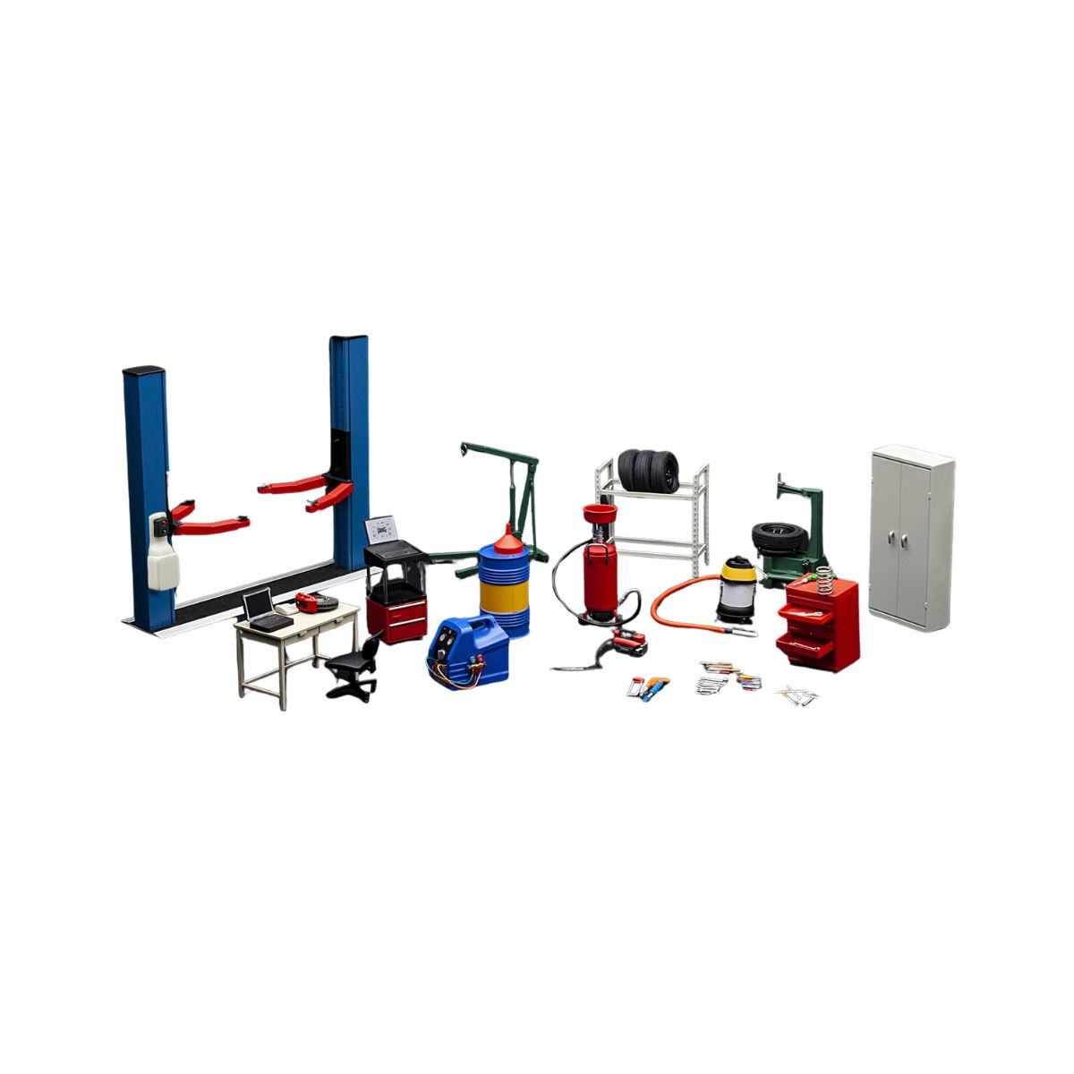 GARAGE KIT SET (VERSION 2) - 1:18 Scale OTHER Model Accessory