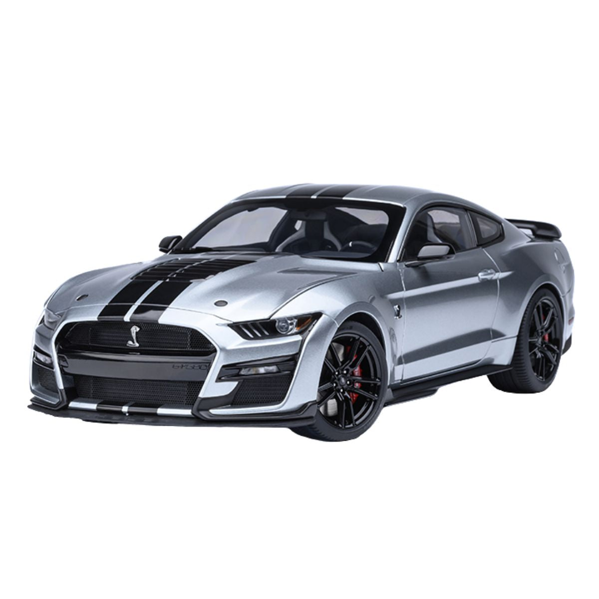 FORD MUSTANG SHELBY GT500 (ICONIC SILVER) - 1:18 Scale Composite Model Car
