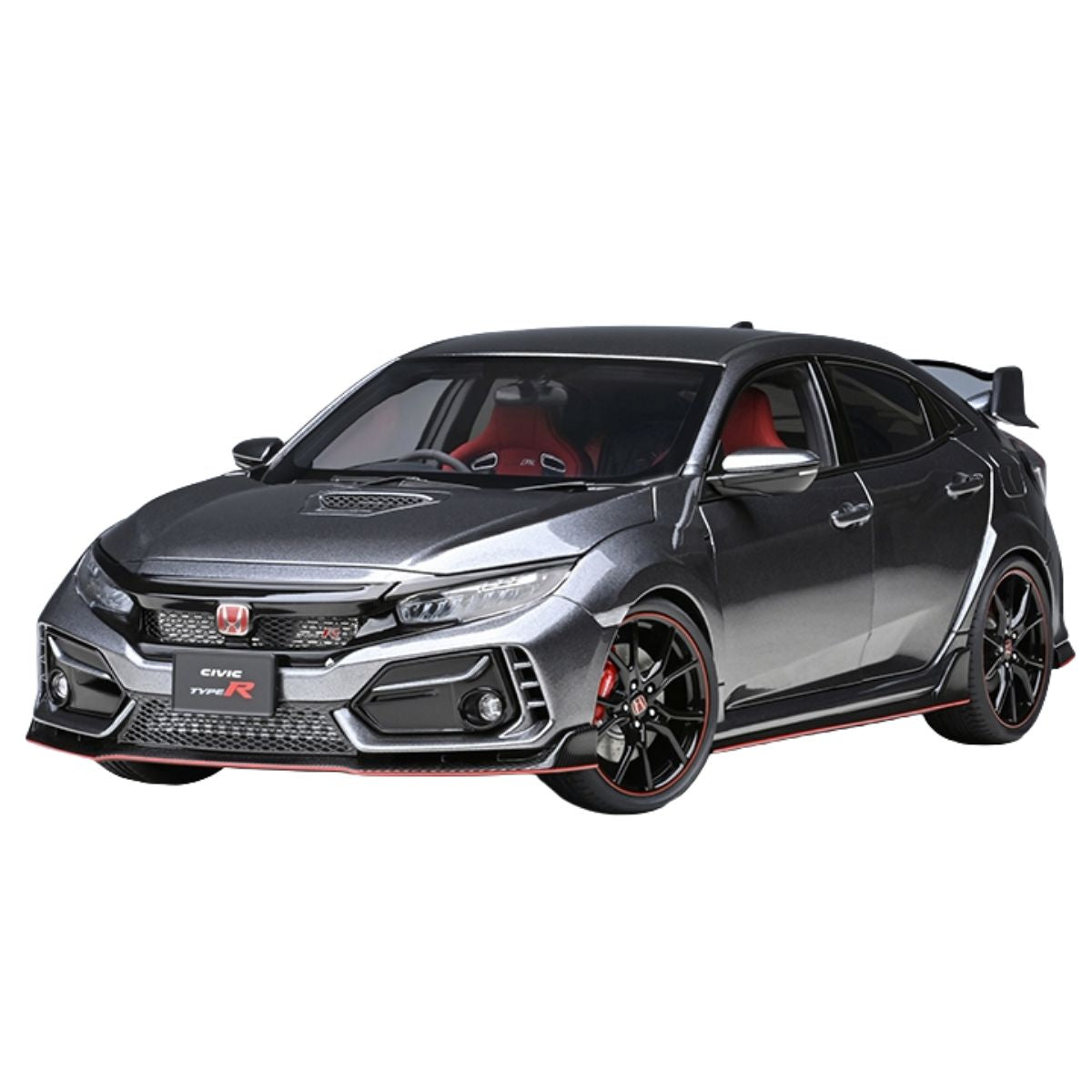 HONDA CIVIC TYPE R (FK8) 2021 (POLISHED METAL METALLIC) - 1:18 Scale Composite Model Car