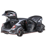 HONDA CIVIC TYPE R (FK8) 2021 (POLISHED METAL METALLIC) - 1:18 Scale Composite Model Car
