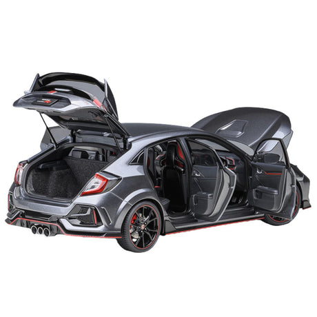 HONDA CIVIC TYPE R (FK8) 2021 (POLISHED METAL METALLIC) - 1:18 Scale Composite Model Car