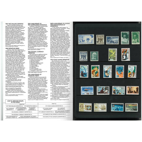 Australia 1957-80 Australian Antarctic Territory Complete 46-Stamp Collection Mint Unhinged