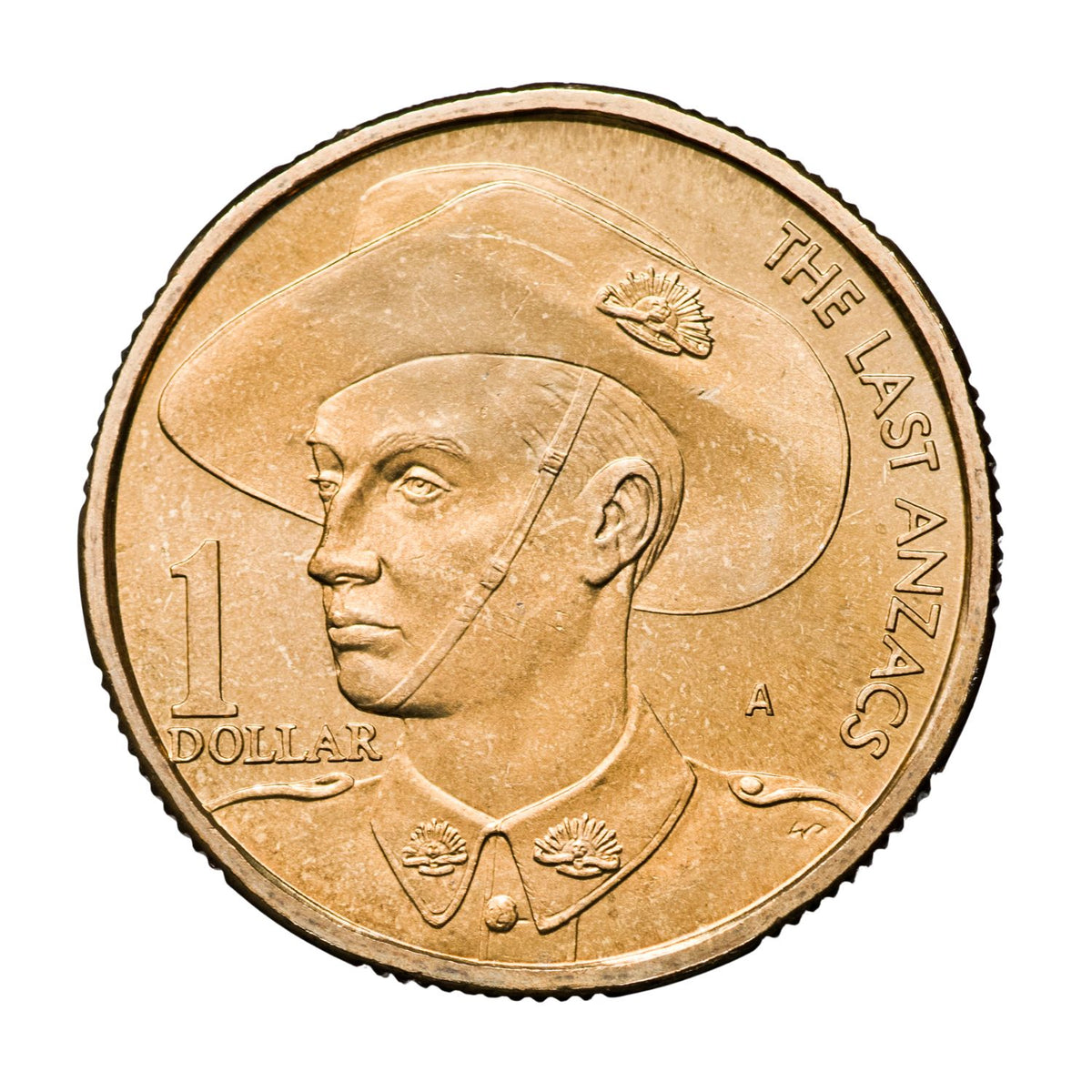Australia Last ANZACS 1999 $1 A Mintmark Uncirculated Coin