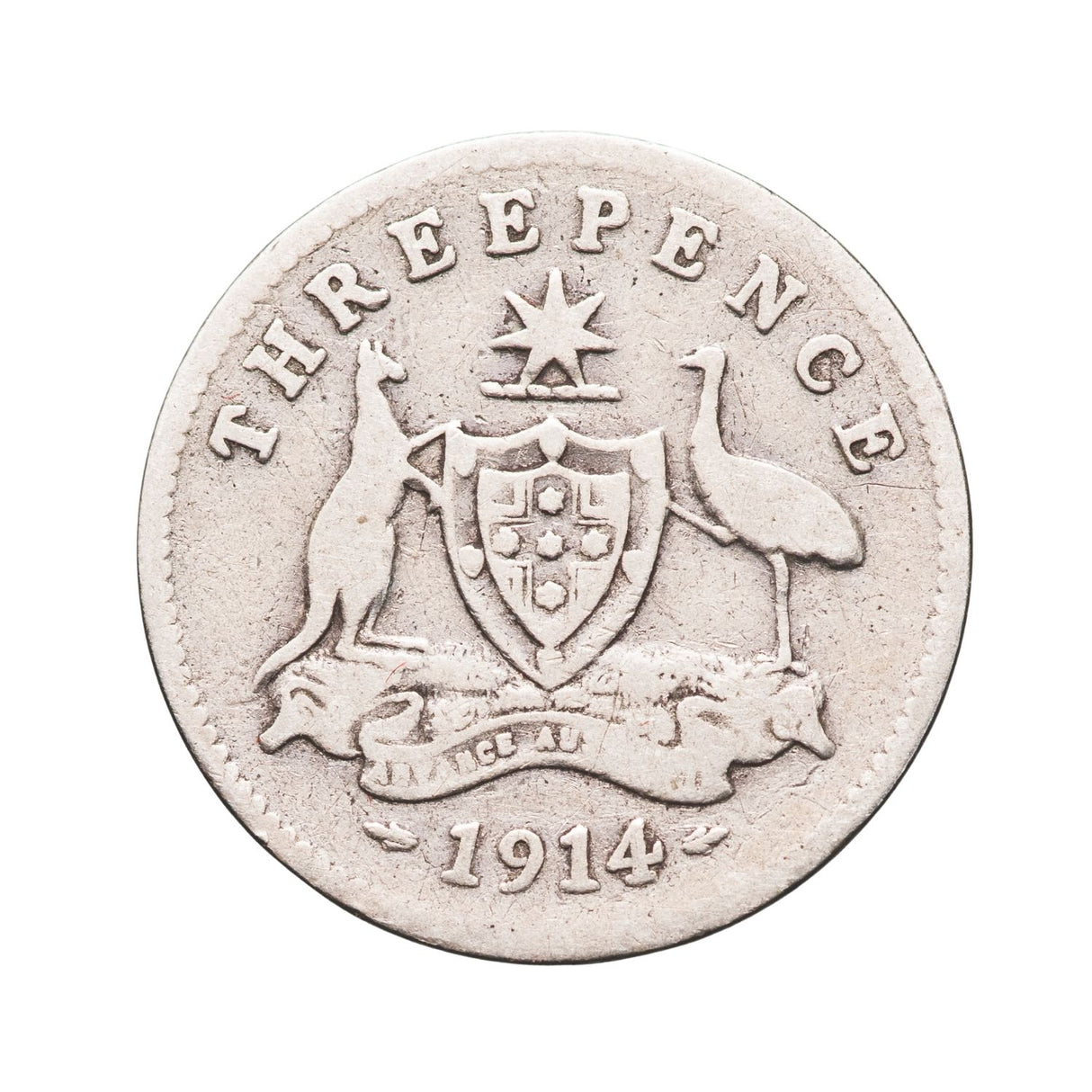 Australia George V 1914 Threepence Good-Very Good