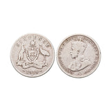 Australia George V 1918 Sixpence Good