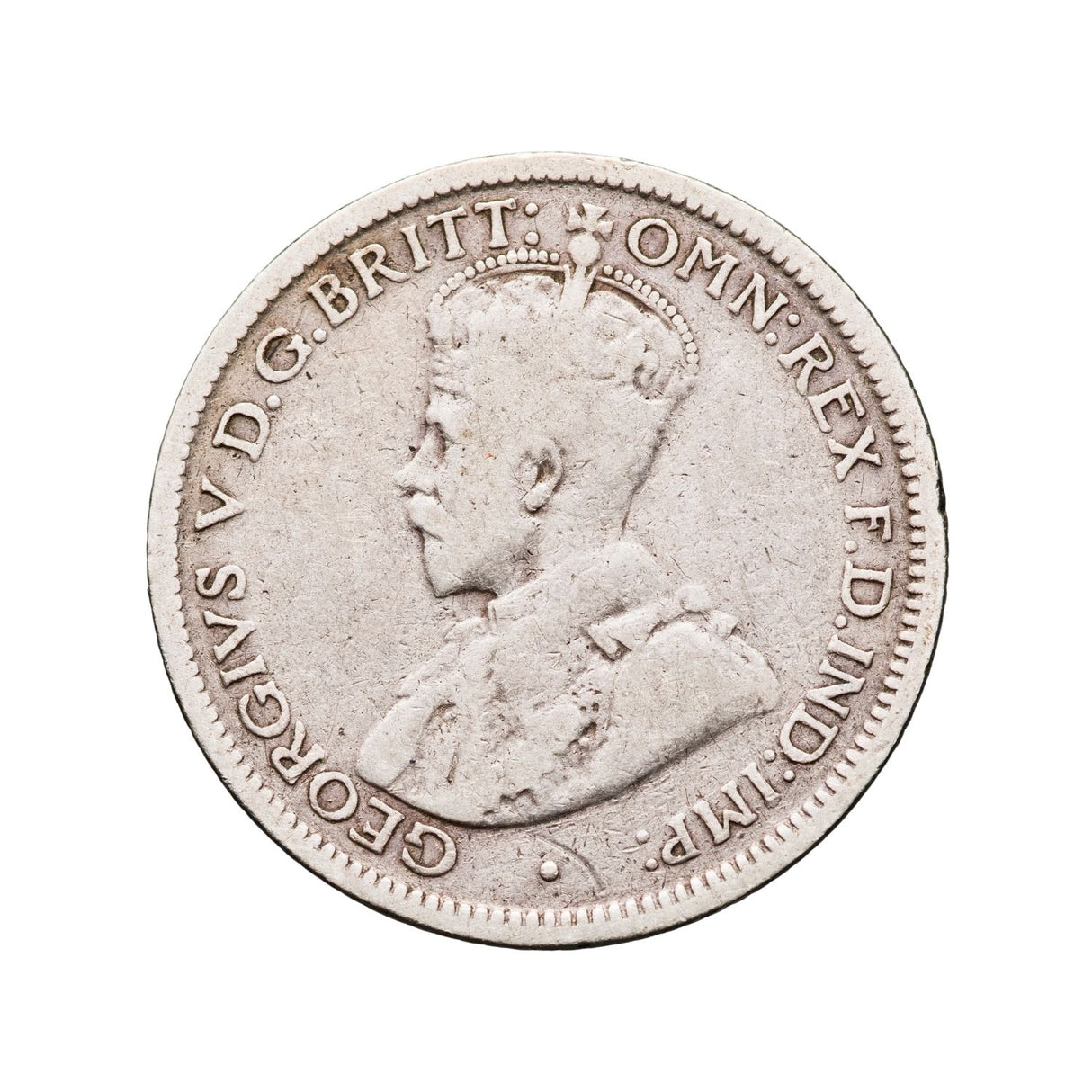 Australia George V 1918 Sixpence Good