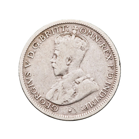 Australia George V 1918 Sixpence Good