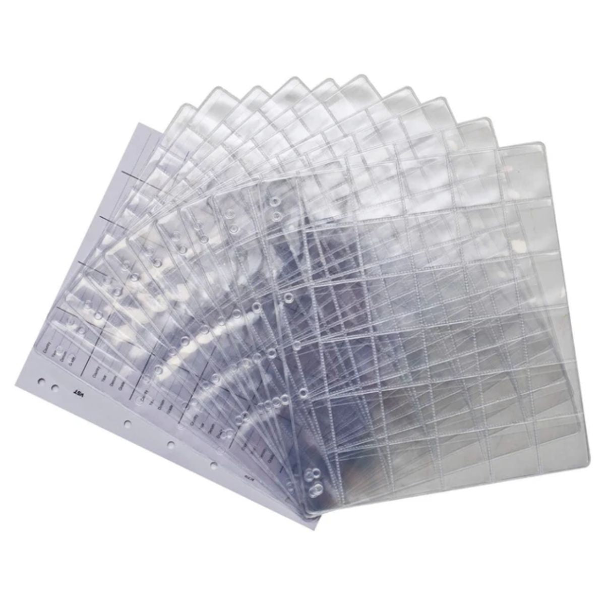 Plastic Coin Pages 30 Pocket  - 10 Pack