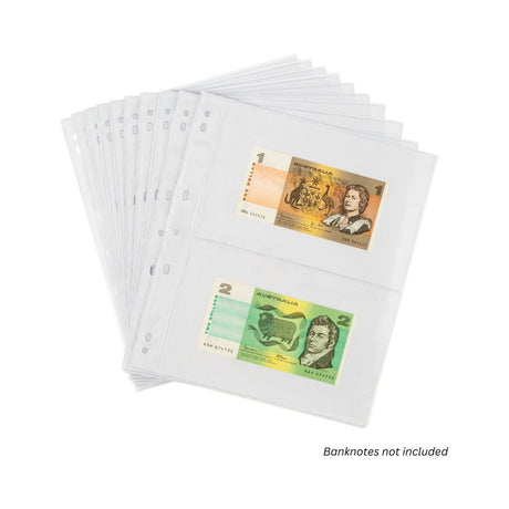 Size 2 Plastic Note Pages 10 Pack