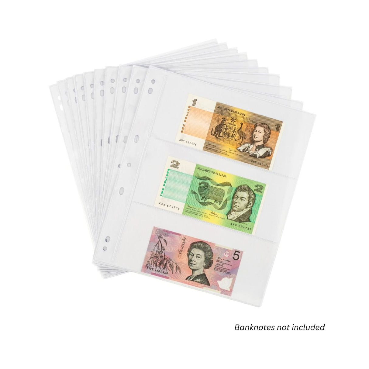 Plastic Note Pages Size 3 Pack-of-10