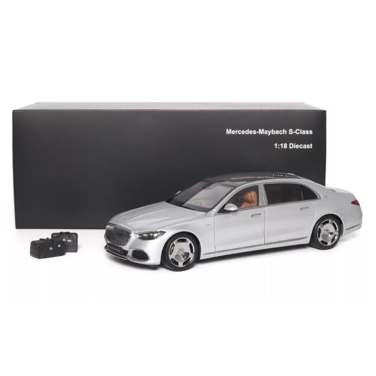 MERCEDES-MAYBACH-S-CLASS 2021 - HIGHTECH SILVER - 1:18 Scale Diecast Model Car