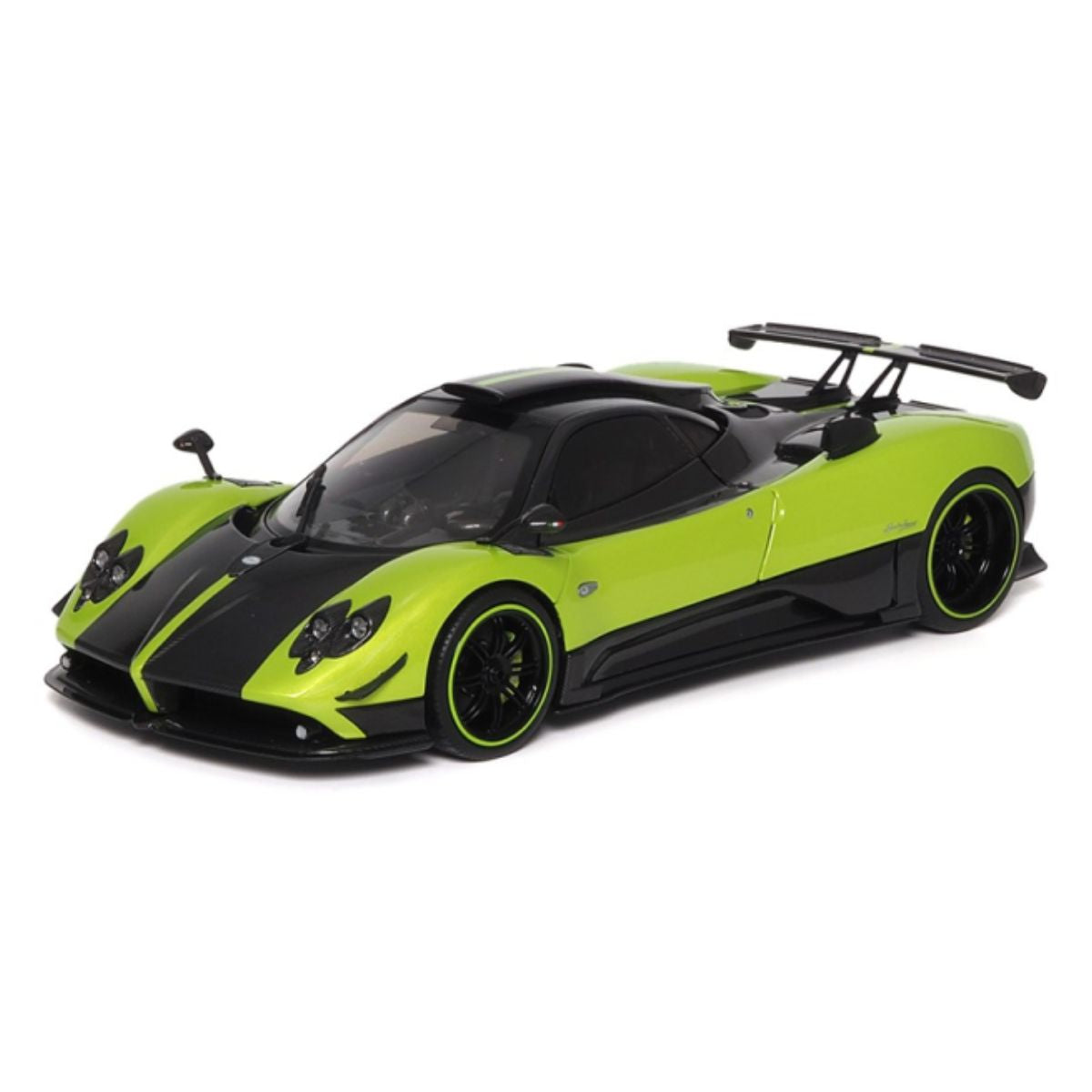 Pagani Zonda Cinque Coupe 2009 - Green Metallic - 1:18 Scale Diecast Model Car