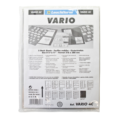 VARIO NOTE PAGES 4C PK 5