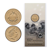 Australia 2007 $1 60th Anniversary of Australian Peacekeeping Aluminium-Bronze Uncirculated Coin