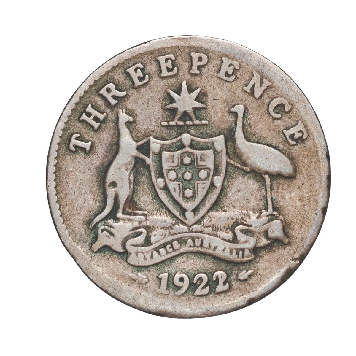 Australia 1922/21 Overdate Threepence Good-Very Good