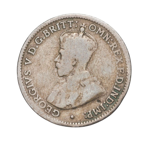 Australia 1922/21 Overdate Threepence Good-Very Good