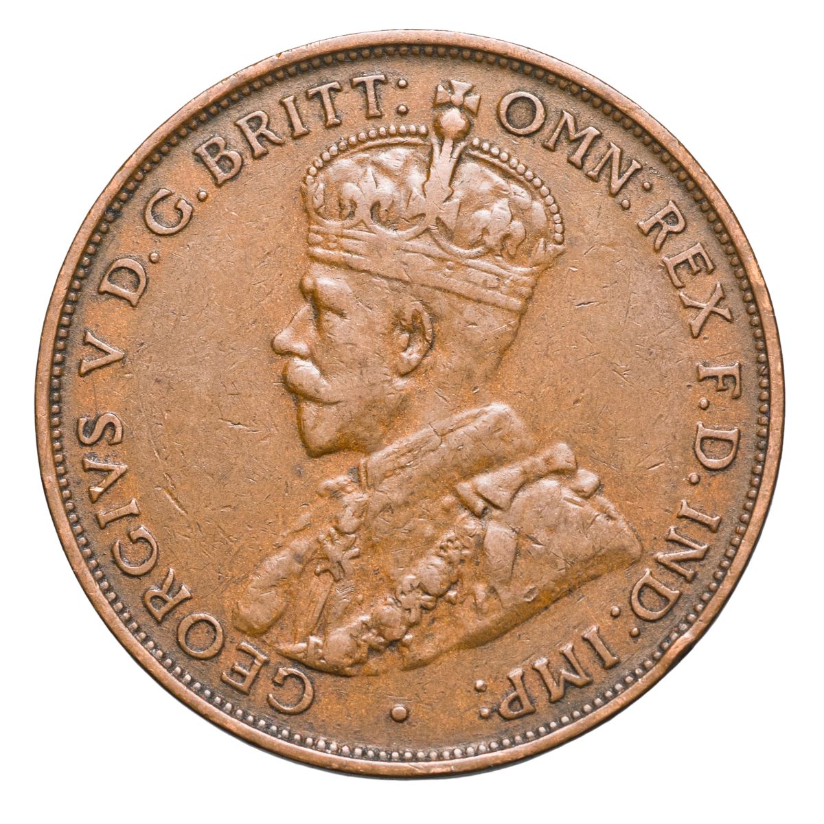 1933/32 Penny Overdate Very Fine