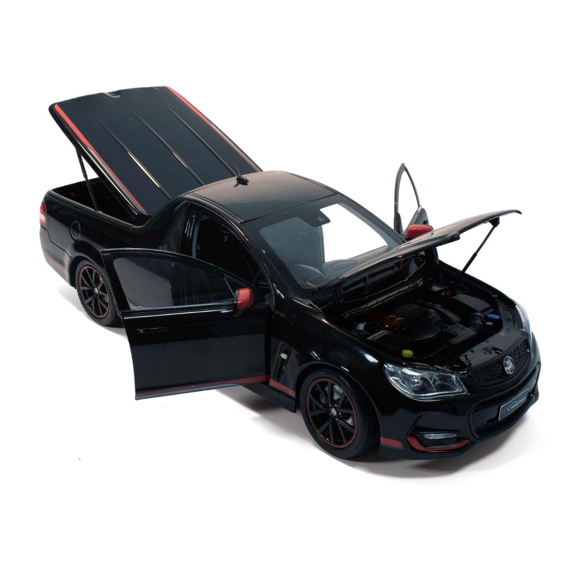 Holden VFII Commodore Magnum Ute - 2017 - Phantom Black - 1:18 Scale Diecast Model Car
