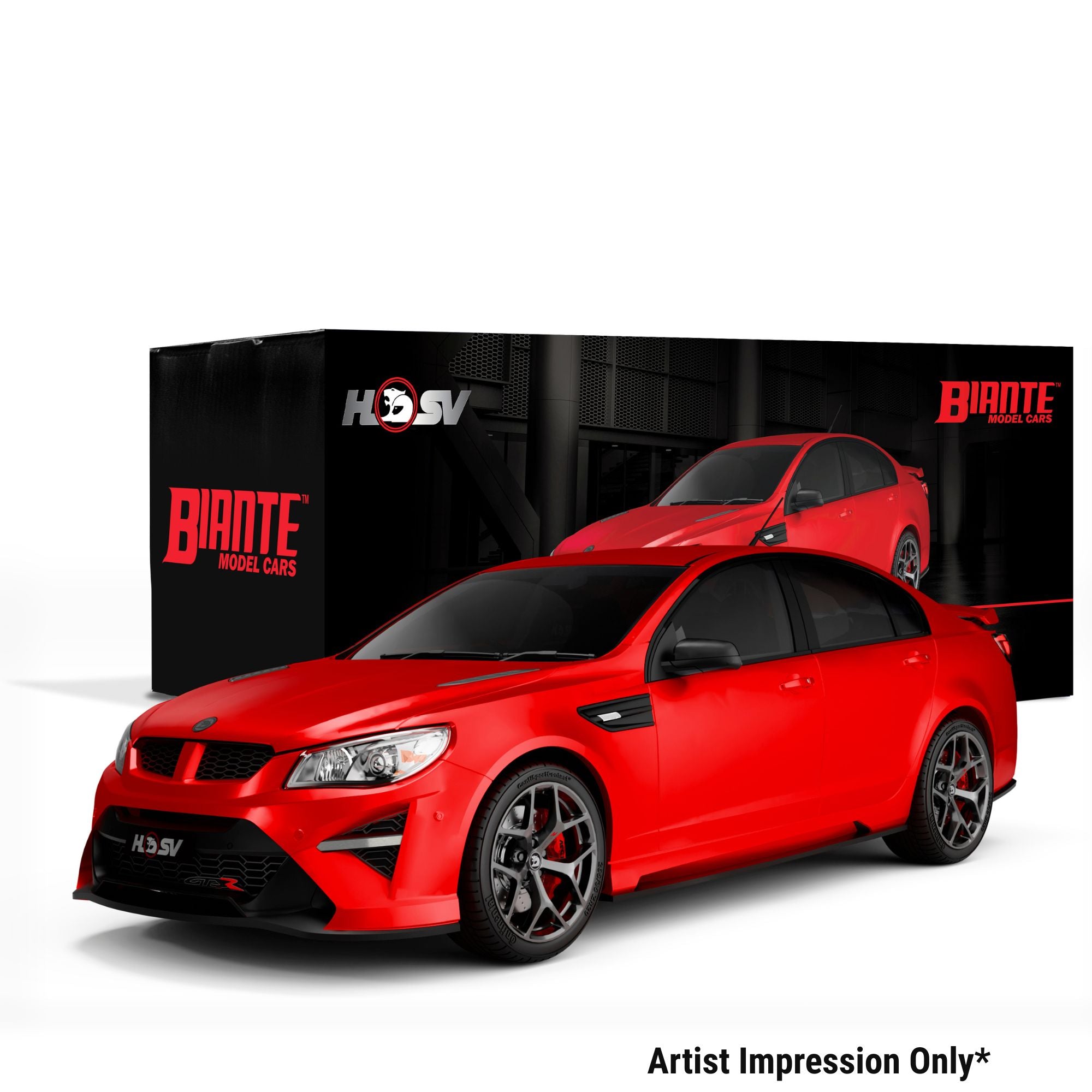 HOLDEN HSV Gen-F2 GTSR - STING RED - 1:18 Scale Diecast Model Car