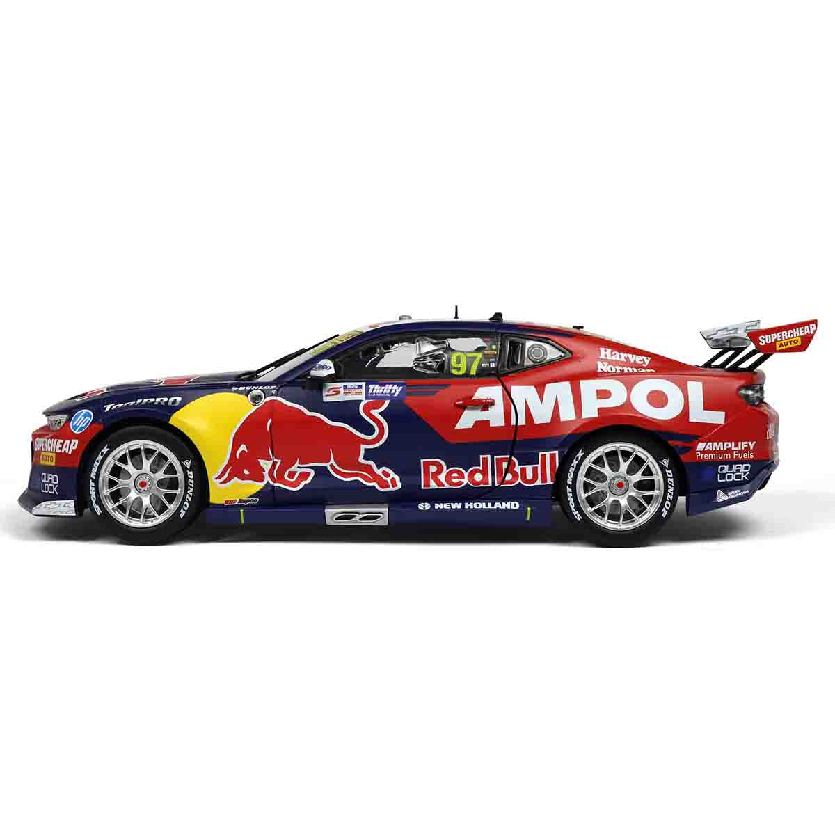 CHEVROLET CAMARO GEN3 ZL1 - RED BULL RACING - VAN GISBERGEN  #97 - 2023 Thrifty Newcastle 500 - Race 2 WINNER - 1:18 Scale Diecast Model Car