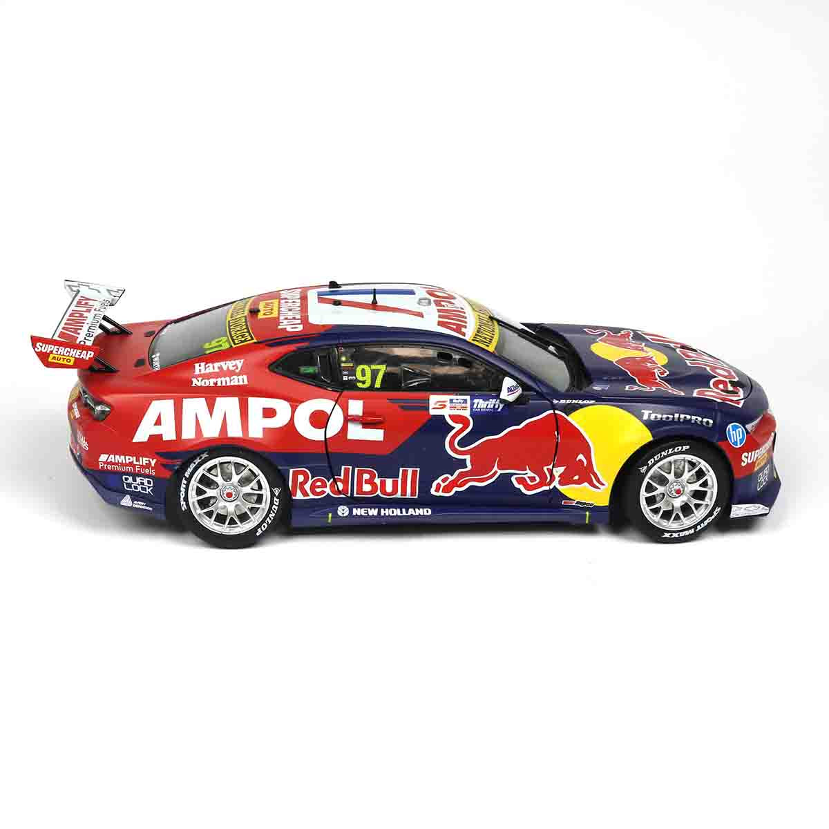 CHEVROLET CAMARO GEN3 ZL1 - RED BULL RACING - VAN GISBERGEN  #97 - 2023 Thrifty Newcastle 500 - Race 2 WINNER - 1:18 Scale Diecast Model Car