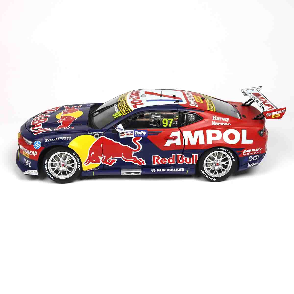 CHEVROLET CAMARO GEN3 ZL1 - RED BULL RACING - VAN GISBERGEN  #97 - 2023 Thrifty Newcastle 500 - Race 2 WINNER - 1:18 Scale Diecast Model Car