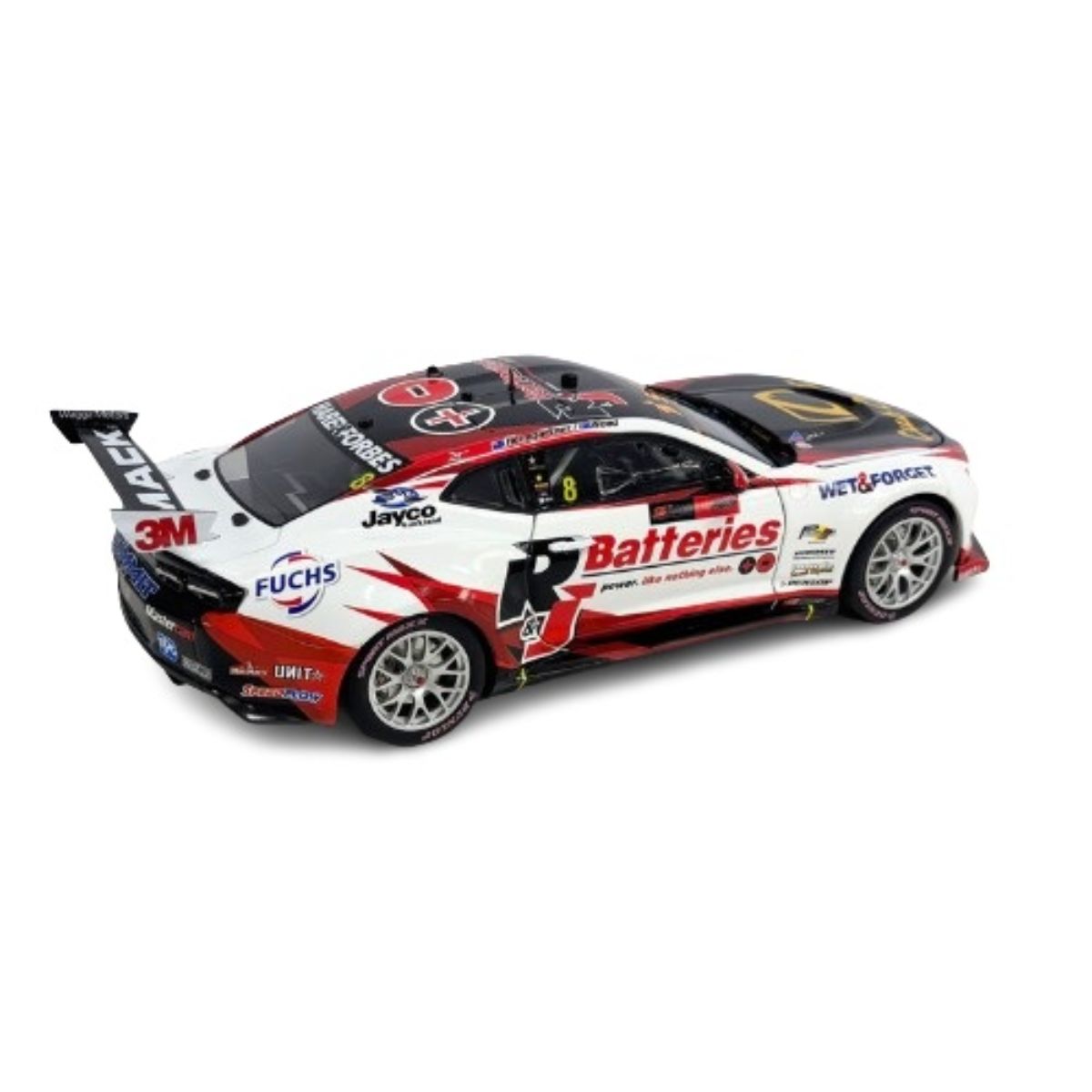 CHEVROLET CAMARO - BJR - HEIMGARTNER / WOOD #8 - 2023 Bathurst 1000 - 1:18 Scale Diecast Model Car