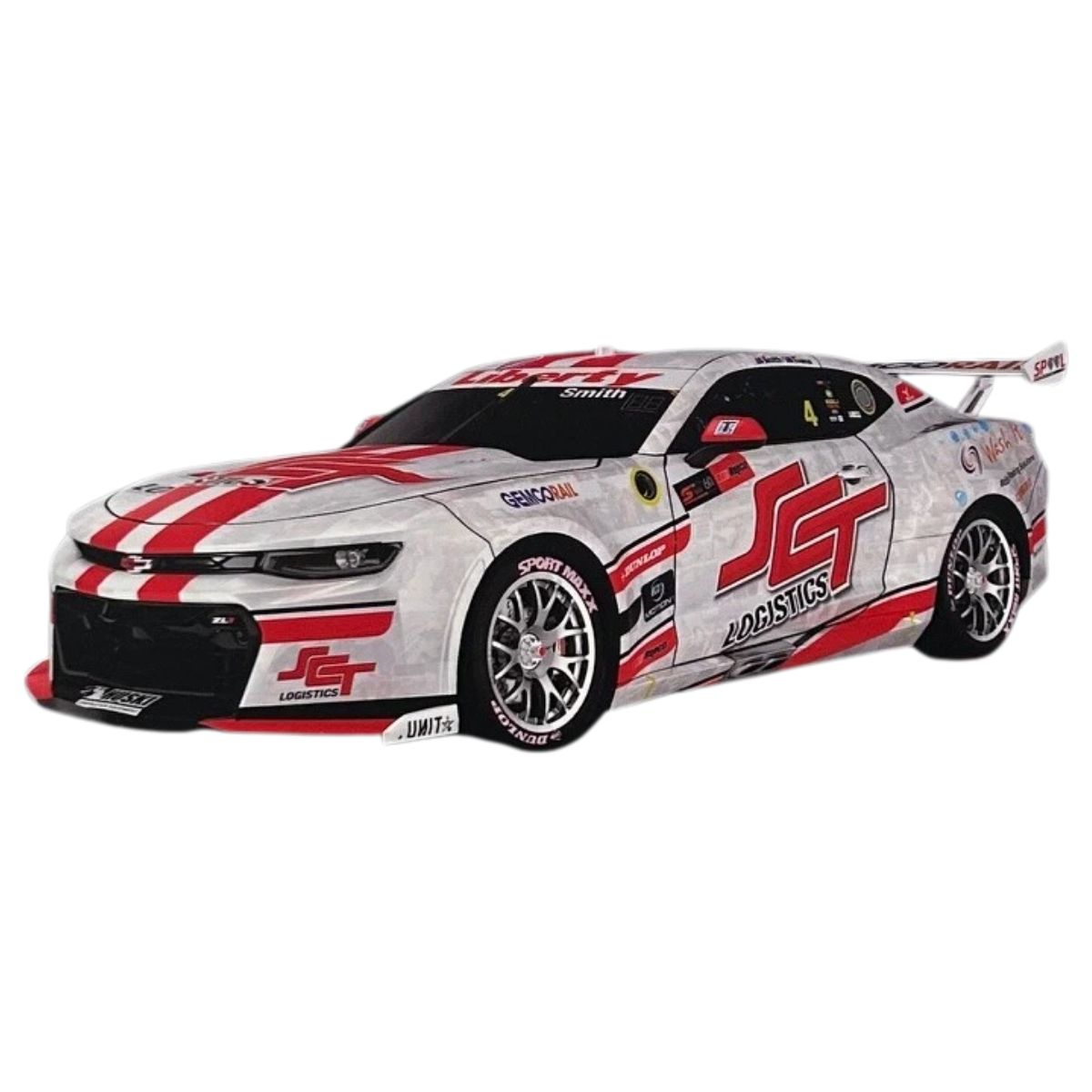 CHEVROLET CAMARO - BJR - SMITH / EVANS #4 - 2023 Bathurst 1000 - 1:18 Scale Diecast Model Car