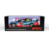 HOLDEN VF COMMODORE - TEAM VORTEX - CRAIG LOWNDES #888 - 2016 - CLIPSAL 500 - RACE 1 - RECORD BREAKING 251 ROUND STARTS - 1:43 Scale Diecast Model Car