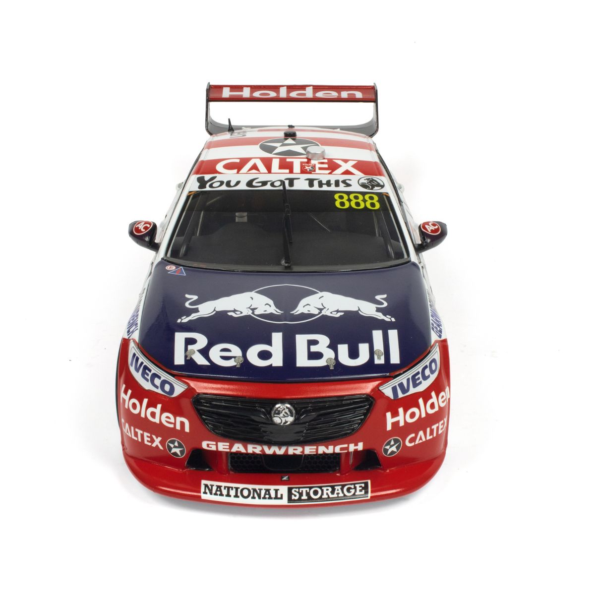 HOLDEN ZB COMMODORE - RED BULL HOLDEN RACING - JAMIE WHINCUP/CRAIG LOWNDES #888 - 2019 - RETRO LIVERY - BATHURST 1000 - 4th place - 1:18 Scale Diecast Model Car