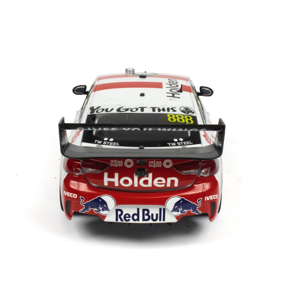HOLDEN ZB COMMODORE - RED BULL HOLDEN RACING - JAMIE WHINCUP/CRAIG LOWNDES #888 - 2019 - RETRO LIVERY - BATHURST 1000 - 4th place - 1:18 Scale Diecast Model Car