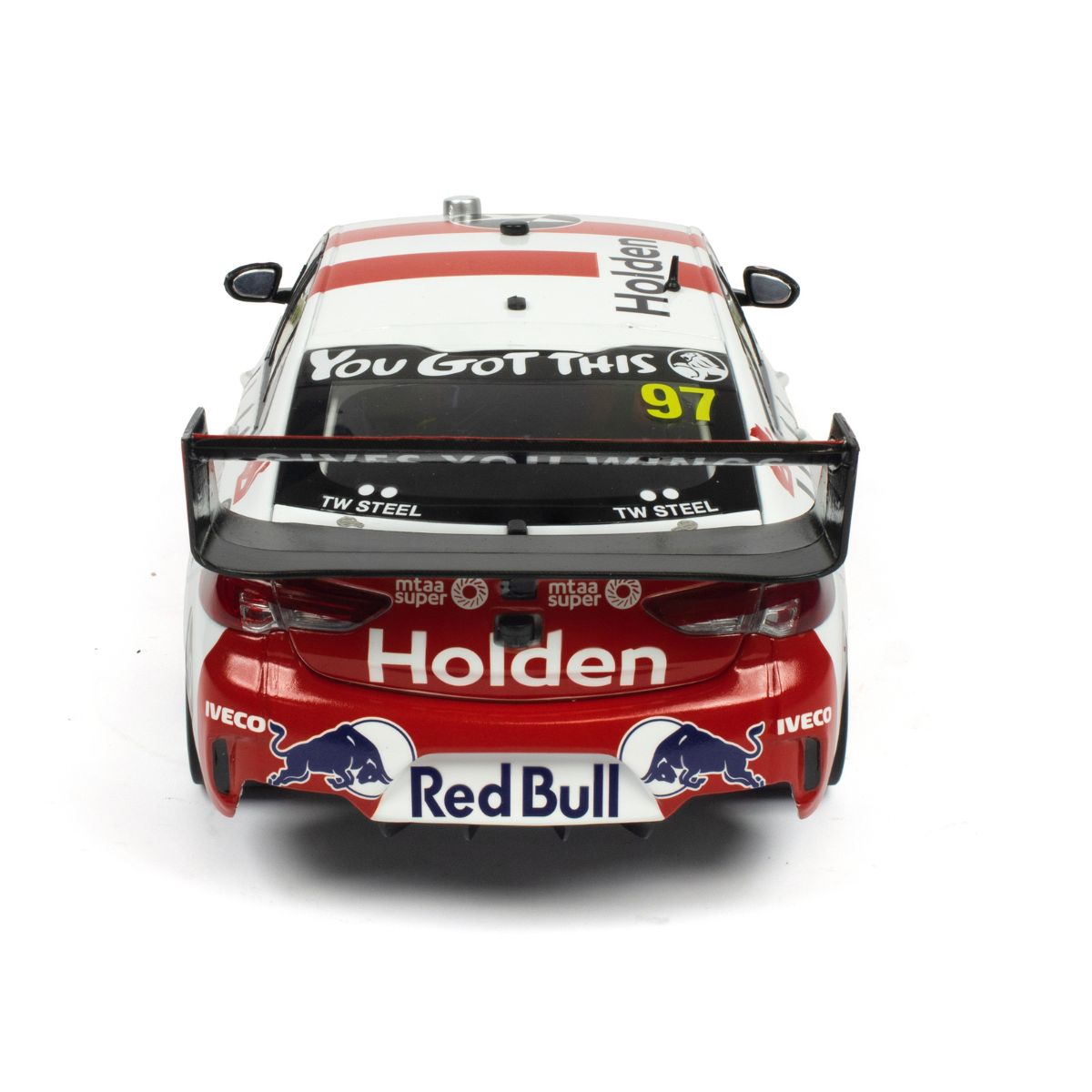 HOLDEN ZB COMMODORE - RED BULL HOLDEN RACING - SHANE VAN GISBERGEN/GARTH TANDER #97 - 2019 - RETRO LIVERY - BATHURST 1000 - RUNNER-UP - 1:18 Scale Diecast Model Car