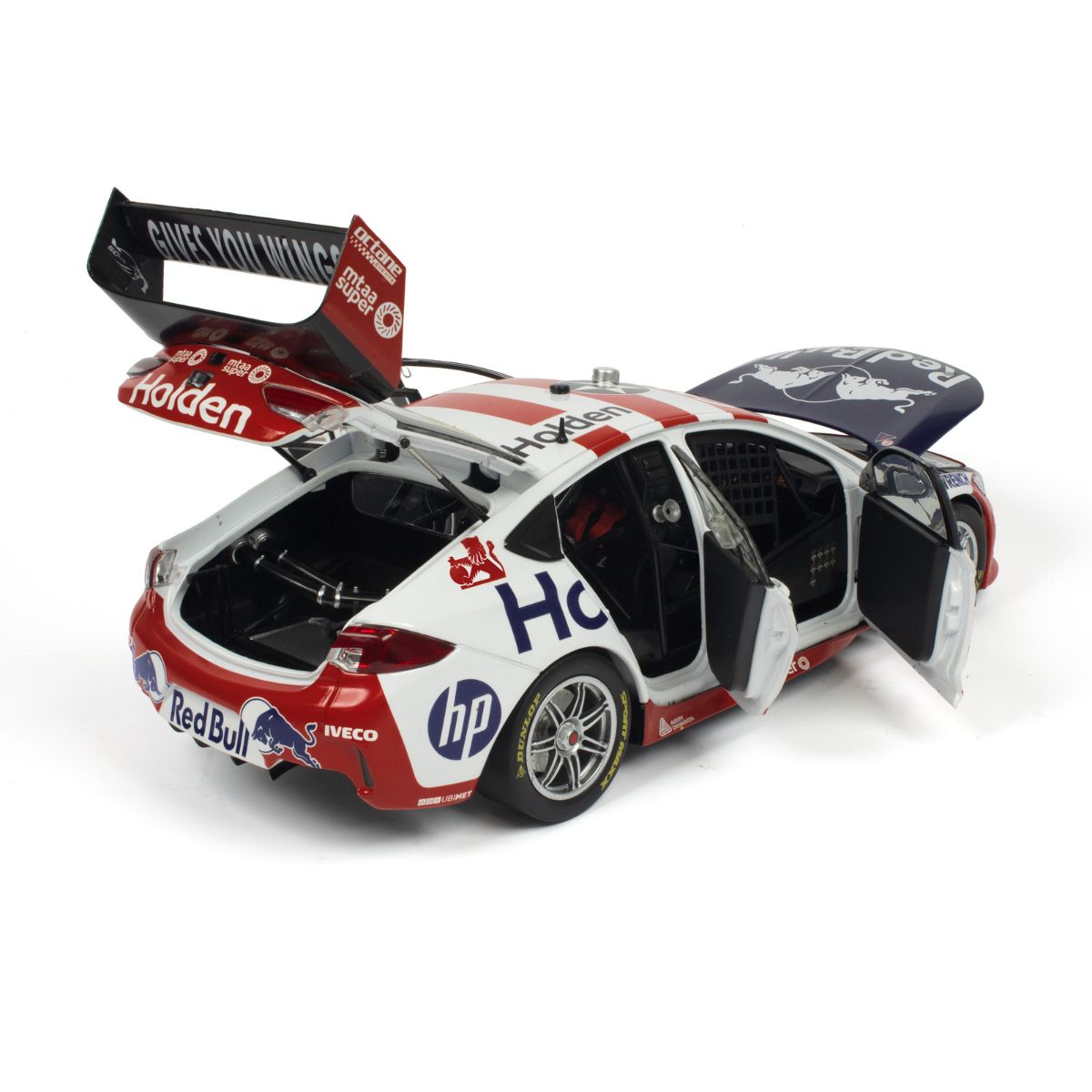 HOLDEN ZB COMMODORE - RED BULL HOLDEN RACING - SHANE VAN GISBERGEN/GARTH TANDER #97 - 2019 - RETRO LIVERY - BATHURST 1000 - RUNNER-UP - 1:18 Scale Diecast Model Car